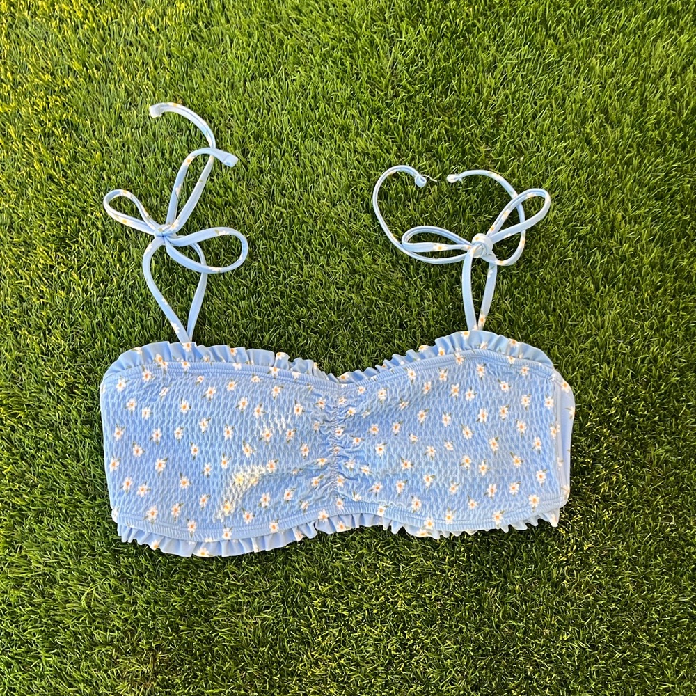Hollister bandeau swim top.